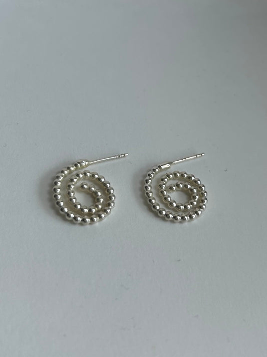 Spiral Hoop Earrings