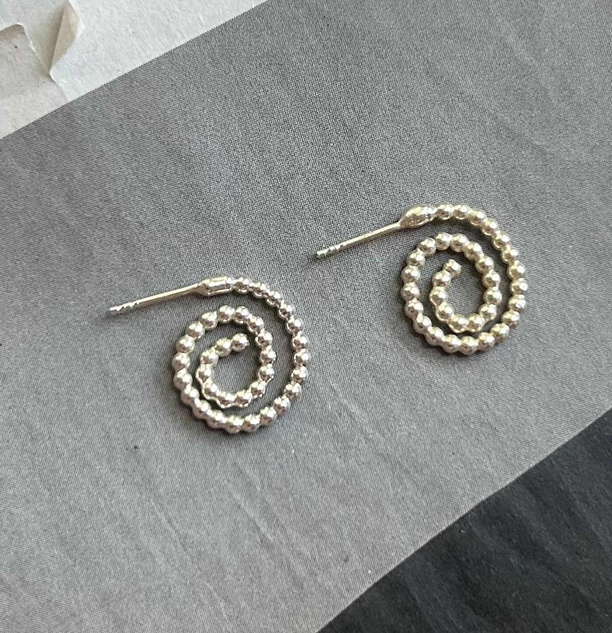Spiral Hoop Earrings